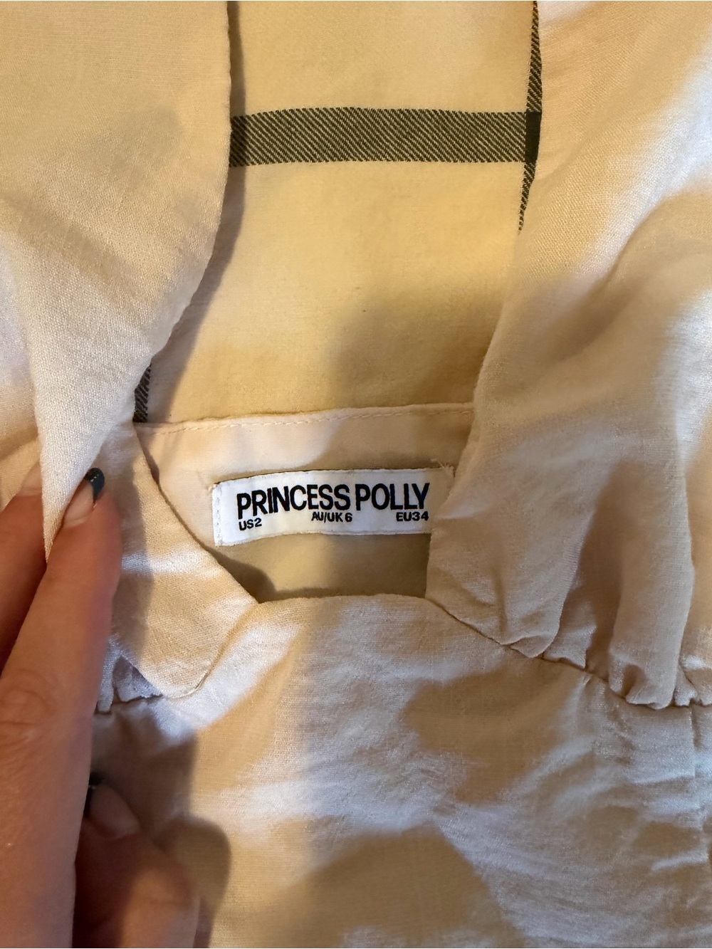 Princess Polly Cream Halter Crop Top & Mini Skirt Set - Picture 2 of 3